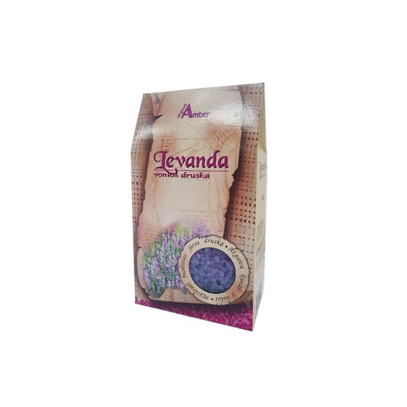 Naturligt badsalt Aqua Amber - Lavendel