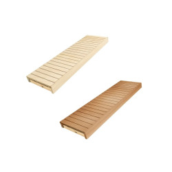 Bastubänk, asp / al, 600x1600-2400 mm 