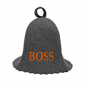 Bastuhatt - BOSS, grå