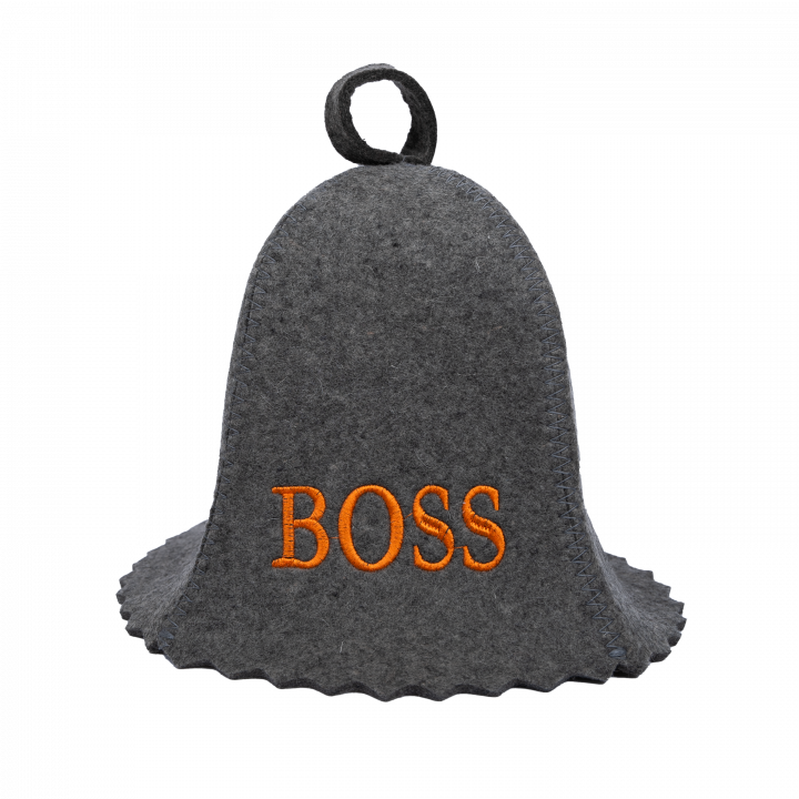 Bastuhatt - BOSS, grå