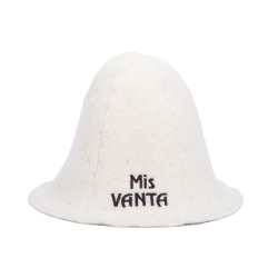 Bastuhatt - Miss Vanta, vit
