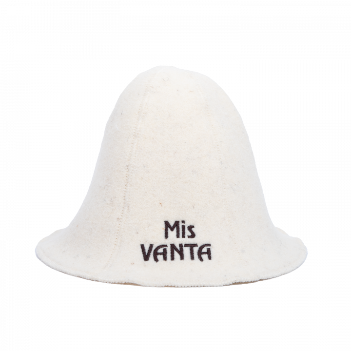 Bastuhatt - Miss Vanta, vit
