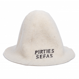 Bastuhatt - PIRTIES ŠEFAS, vit