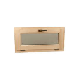 Bastufönster 1000x500, gångjärnsförsett 