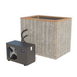 Kirami Premium NordicIce S kallbadkar med Dualex värmepump, 500 l 