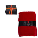 Handduk i presentförpackning, HARVIA, 70 x 140cm, röd - 0