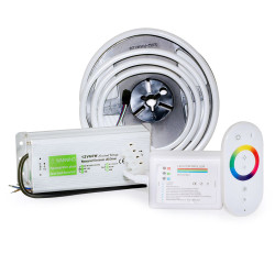 Sauflex LED RGB MILK -uppsättning 12 W, 5 m  Sauflex LED RGB MILK -uppsättning 12 W, 5 m