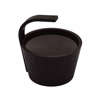 SAWO ångvattenhink, svart, 4 l