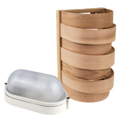 Sawo lampa och gallerset 917-D, cederträ 