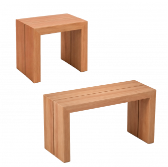 SAWO Siro bastubänk i cederträ