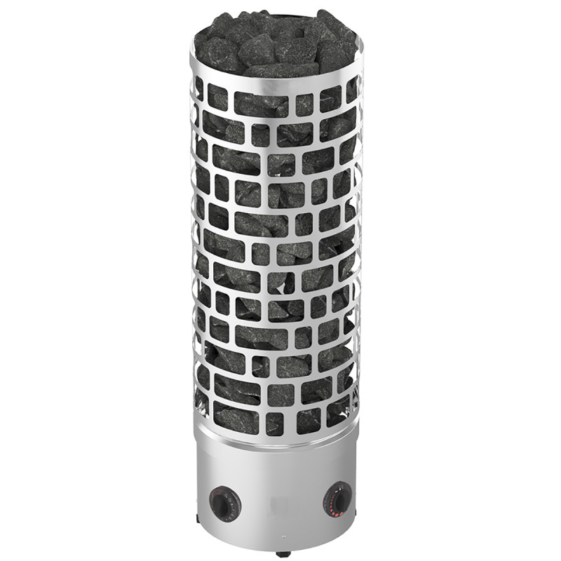 Elektrisk bastuaggregat – SAWOTEC Ari Round, med styrenhet Elektrisk bastuaggregat – SAWOTEC Ari Round, med styrenhet