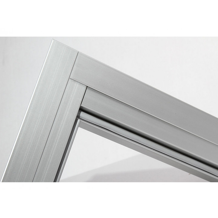 Harvia aluminiumlistset för glasdörrar 8 × 19–21, grå