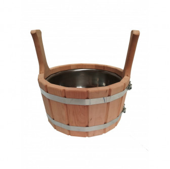 Hink med rostfri insats, 5 l
