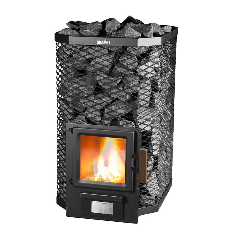 Vedeldad bastuugn - SKAMET aggregat S-116 GL