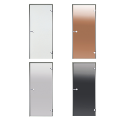 Glasdörrar HARVIA för ångbastu, basturum 9x21 