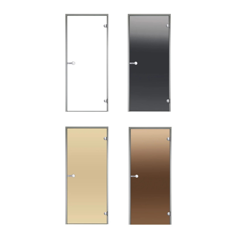 Glasdörrar HARVIA för ångbastu, basturum 9x21