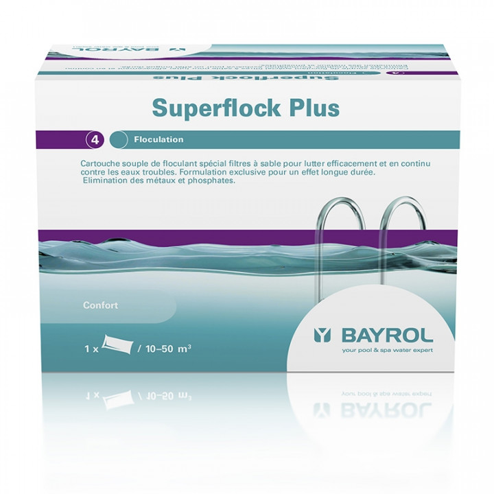 Vattenklarningsmedel Superflock, 1 kg