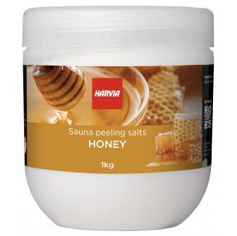Bastuskalsalt HARVIA honung 1 kg