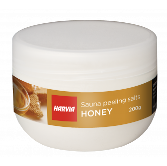 Bastu peelingsalt HARVIA honung 200g