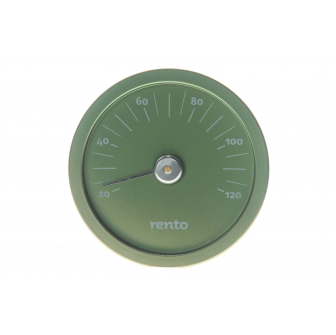 Bastutermometer - RENTO, grön