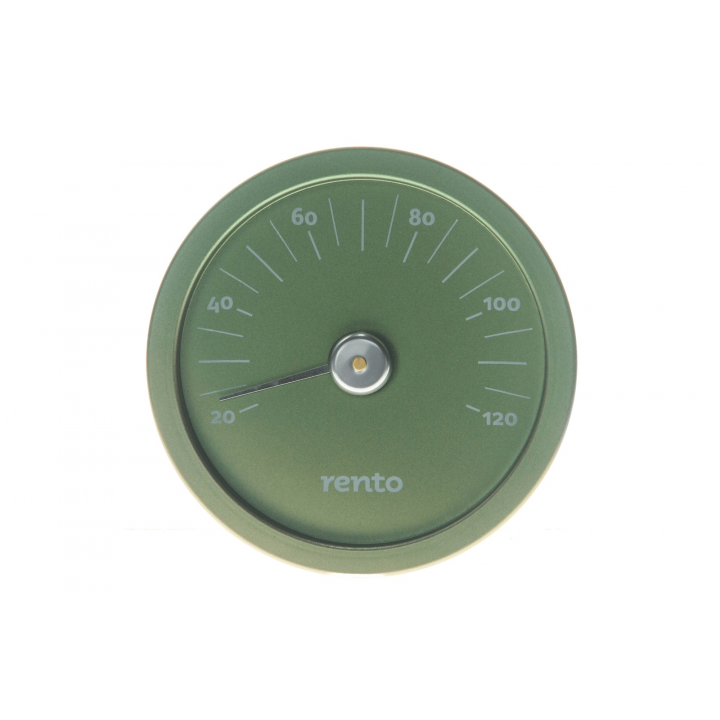 Bastutermometer - RENTO, grön