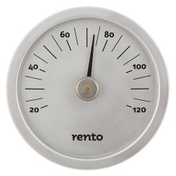 Bastutermometer - RENTO i aluminium 