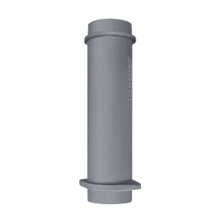Övre gjutjärnsskorstensrör för GEFEST kaminer 130/500mm 