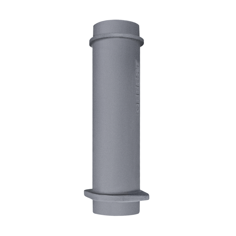 Övre gjutjärnsskorstensrör för GEFEST kaminer 115/500mm