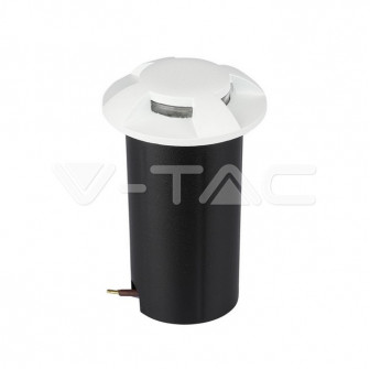 1W LED Steplight Vit 4-vägs 3000K