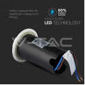 1W LED Steplight Vit 4-vägs 3000K - 5