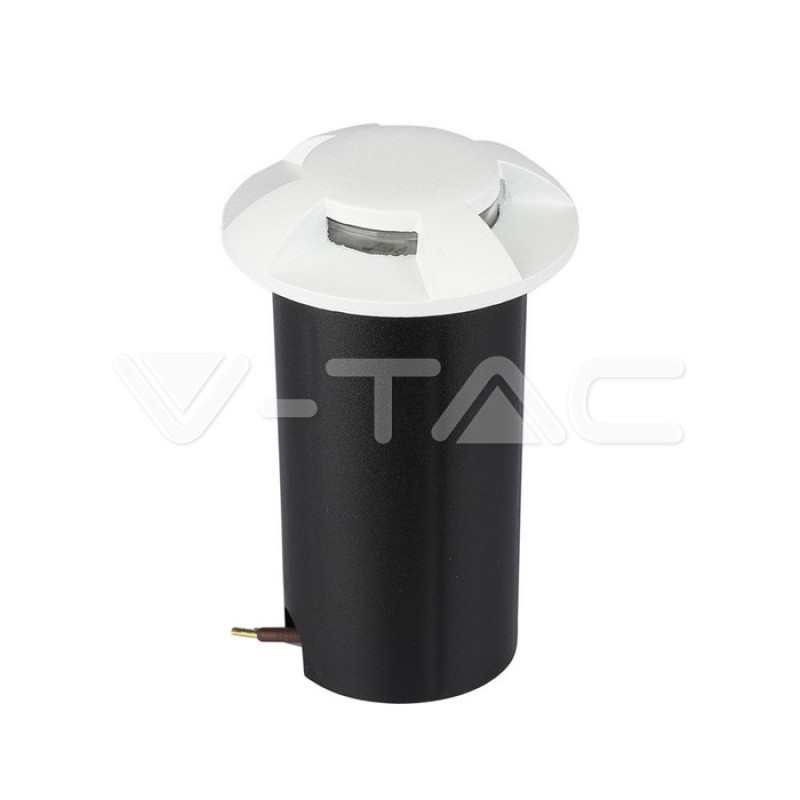 1W LED Steplight Vit 4-vägs 3000K