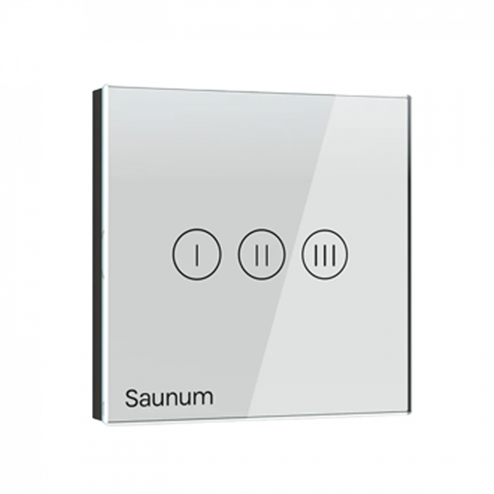 SAUNUM styrenhet, vit