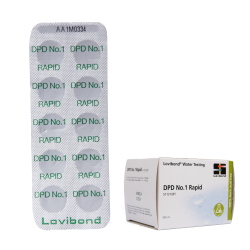 Vattentesttabletter DPD 1, klorbestämning, 10 tabletter 