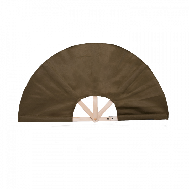 Bastufläkt i tyg, khaki