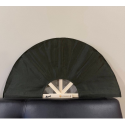 Bastufläkt i tyg, mörkgrön 