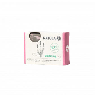 NATULA ansikts- och kroppstvål med opoka rock och lavendel 100g