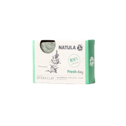 NATULA ansikts- och kroppstvål med opoka rock och mint 100g 
