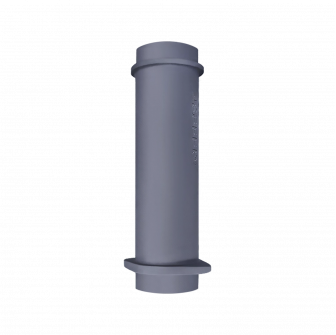 Övre gjutjärnsrökrör för GEFEST bastuugn, Ø130 mm, 500 mm