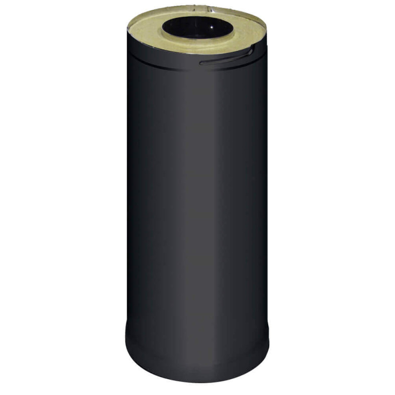 HARVIA stålskorstensförlängning 0,5 m, svart