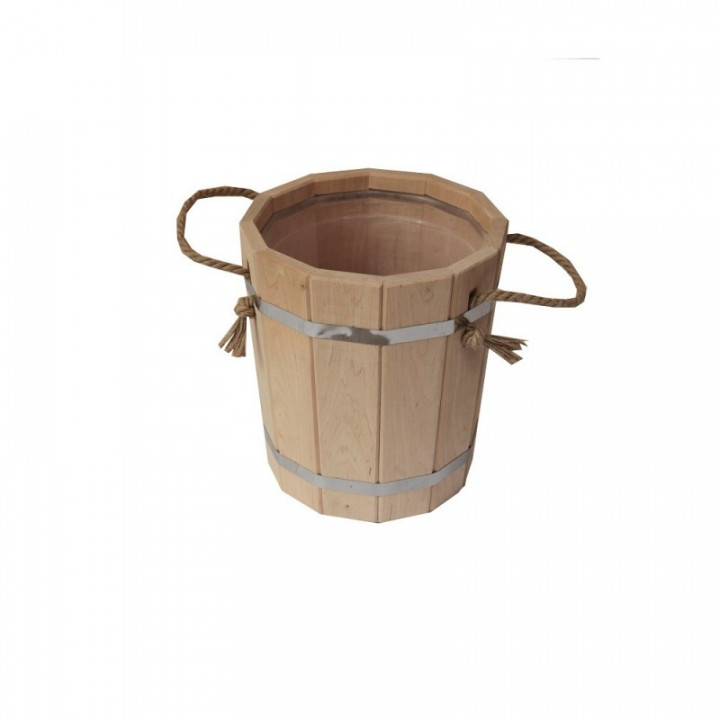 Bastuhink med plastinsats, 10 l